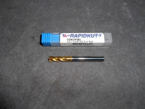 Rapidkut DD8325362 Carbide Tipped 1/4&#034; Endmill