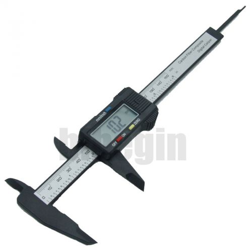 6&#034; 150mm digital lcd vernier caliper gauge micrometer electronic measuring tool for sale