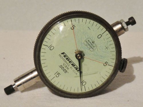 Federal c5m miracle movement dial indicator gauge .0005&#034; used for sale