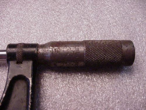 Vintage brown &amp; sharpe mfg. co. 2 - 3 micrometer inch machinist for sale