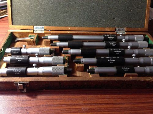 Mitutoyo 100-300mm tubular inside micrometer set id (inner dimension) for sale