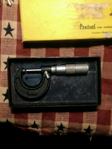 0 1 micrometer central tool company