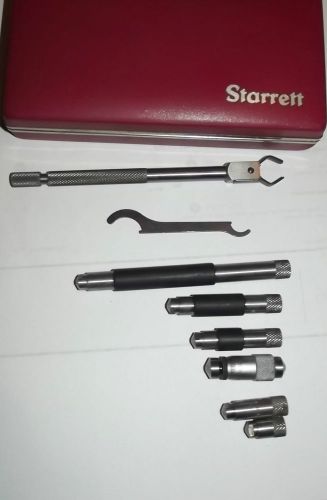 Machinist Starrett No. 823 Set Of Tubular Inside Micrometer w CASE