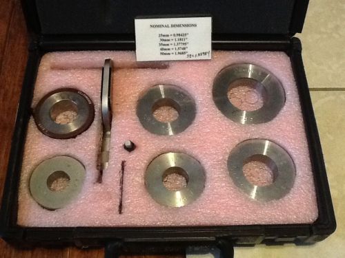 Micrometer Checking Metric Ring Gauge Set W/ Mic Ringmaster 25mm-50mm + 1.3125