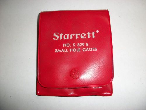 FOUR USED STARRETT NO 5829E SMALL HOLE GAGES