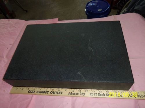 Black Granite Surface Plate 12&#039; x 18&#039; NEW