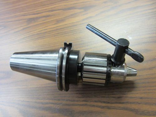 CME/HARVEST 3/4&#034; KEY TYPE DRILL CHUCK W. CAT50 ARBOR CNC TOOLING--NEW