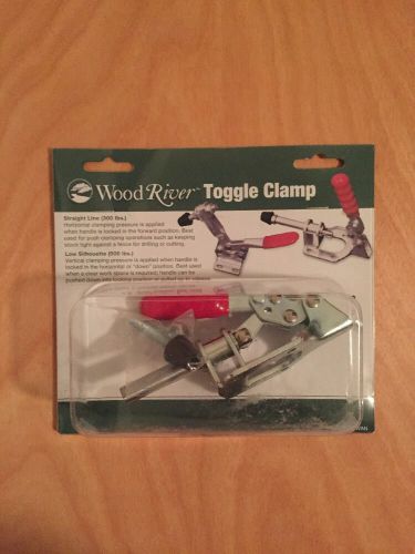 Wood River Toggle Clamp, Straight Line, 300 Lbs.