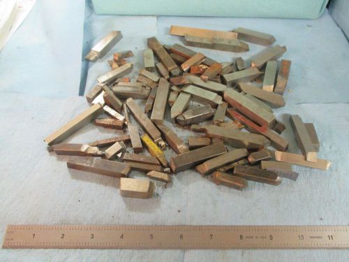 LOT OF MISC HSS LATHE TOOL BITS 1/2&#034; 3/8&#034; 1/4&#034; &amp; OTHERS TOOLMAKER MACHINIST