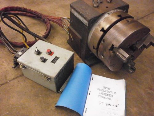 SMW 12&#034; Pneumatic Indexer PT315 with Control Box 120V Spare Circuit Board O-Ring