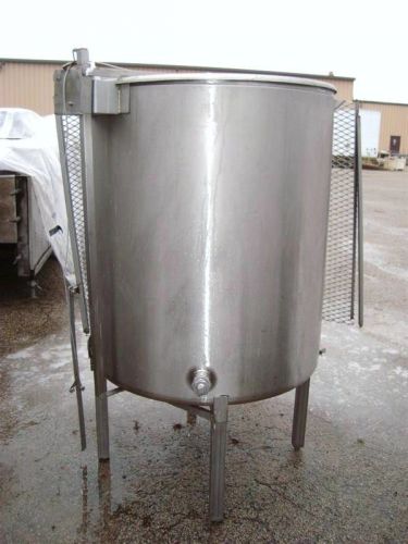 150 gallon stainless steel vertical jacketed tank for sale
