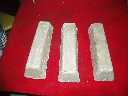 3 New Bars Die Soap 2&#034; x9.5&#034; 2.5 Pounds Cleaning Extrusion Dies