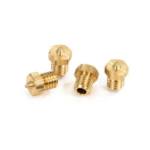 4 pcs 0.45mm x 3mm -usa -universal low profile brass nozzle print head-makerbot for sale