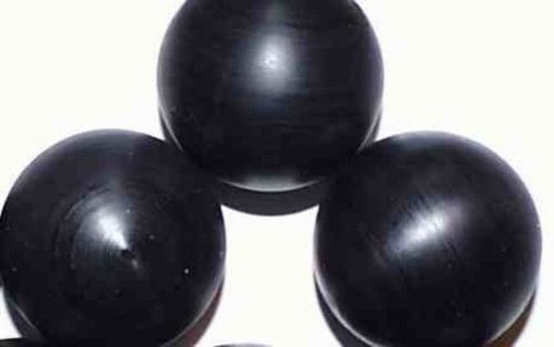 Polypropylene ball 2&#034; black 100  pieces hollow  16330-171 for sale