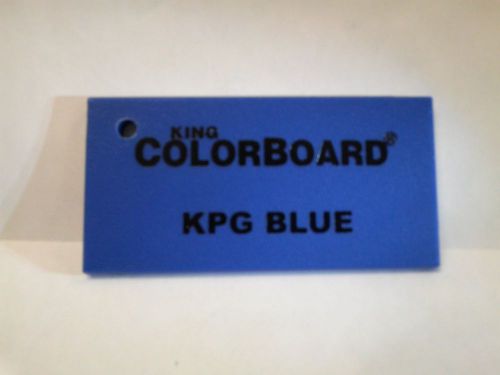 1/2 &#034; BLUE KING COLORBOARD (STARBOARD) HDPE -  12&#034;x24&#034;