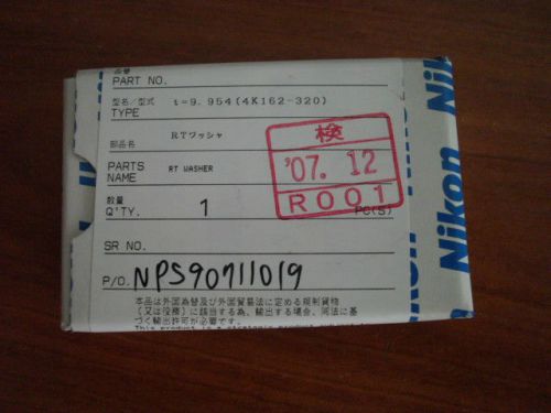 Nikon 4K162-320 RT Washer,t=9.954, 1/box,Unused,Japan
