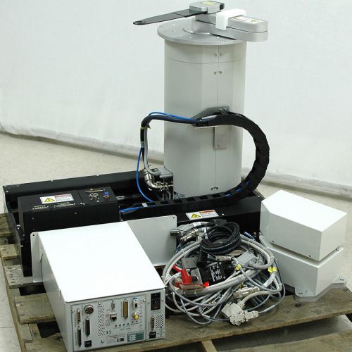 Brooks automation wafer transfer robot, linear track+series 8 controller+aligner for sale