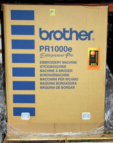 NEW In Box Brother PR1000E 10 Needle Embroidery Machine
