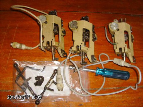lot of (3) mechanical under trimmers for industrial sewing machine