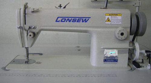 CONSEW 7360-RB ALL NEW UNIT  &#039;BIG BOBBIN&#039; REVERSE 110V INDUSTRIAL SEWING MACHINE