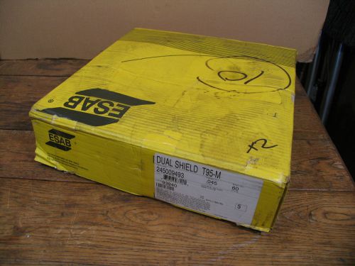 60lb esab dual-shield t 95-m ( 0.045&#034;  welding wire)-on a 16&#034;dia. roll for sale