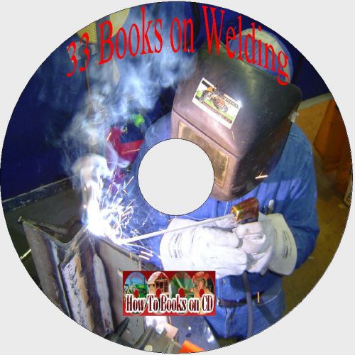 Electric Gas Welding Metals (34 old Books) Plans CD