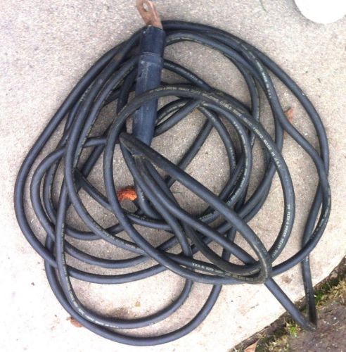 38&#039; 1/0 flex-a-prine 600 volt welding cable made in USA