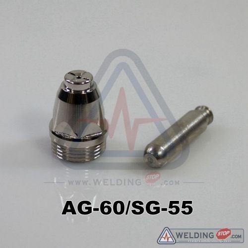100pcs ws ag-60 consumable sg55 wsd-60p plasma cutter torch electrode nozzle/tip for sale