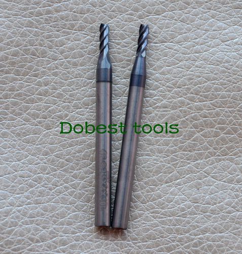 2pcs four flute coating metal cutting tool bits 6/2.5mm