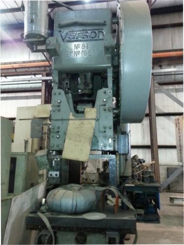 Verson 150 ton no.8 metal stamping punch press for sale
