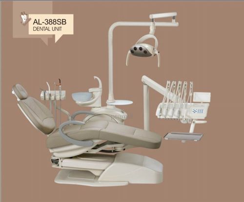New Dental Unit Chair FDA CE Approved AL-388SB Model Soft Leather