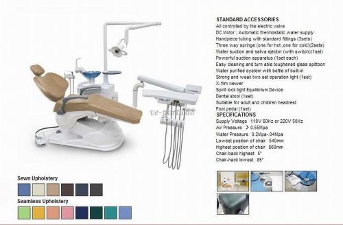 Computer controlled dental unit chair fda ce approved a1-1 model (soft leather) for sale