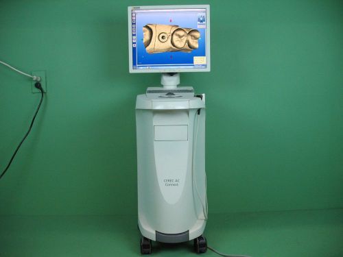 2011 sirona cerec ac acquisition unit cad cam monitor bluecam dental 3.83 sw for sale