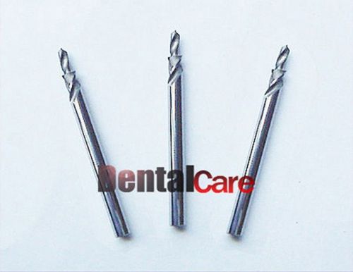 3 carbide drills  use with dental lab pindex 1.85mm for sale