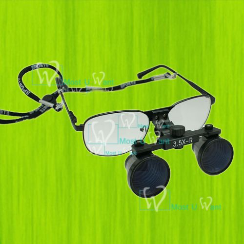 Dental lab surgical medical binocular eye loupe frame glasses 3.5  amplification for sale