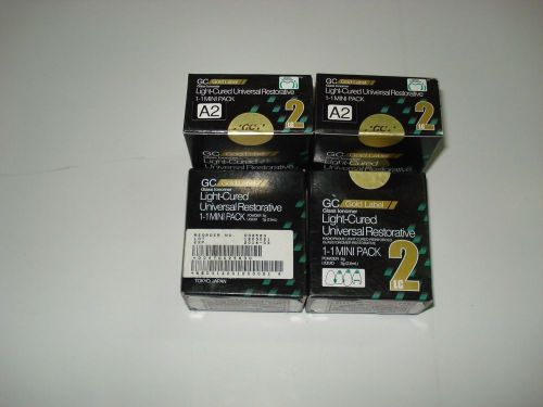 GC Fuji Gold Label 2 LC Light Cured Glass Ionomer Cement New
