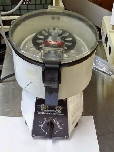 Clay adams sero-fuge ii tabletop centrifuge as pictured working for sale