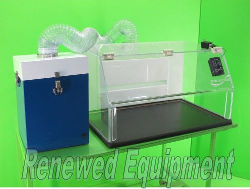Flow sciences fs2015 3ft lab safety hood with fs4000 blower &amp; alarm #60 for sale