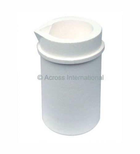 400ml sio2 silica crucible for metal casting induction melting for sale