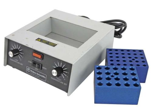 Fisher 11-718-2 Lab Dry Bath Temperature Controlled Incubator w/2x Heat Blocks
