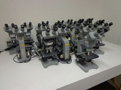 American optical fifty 50 stereo compound microscope with objectives ~free ship~ for sale