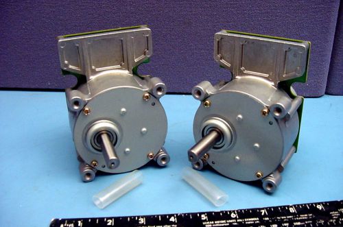 Two new, unused brushless jap. servo 24vdc motors w/3-phase on-board driver chip for sale