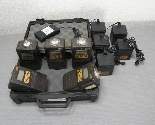 Quantity of 5 SKC Airchek 2000 Sample Pump&#039;s + Calchek Communicator &amp; Case