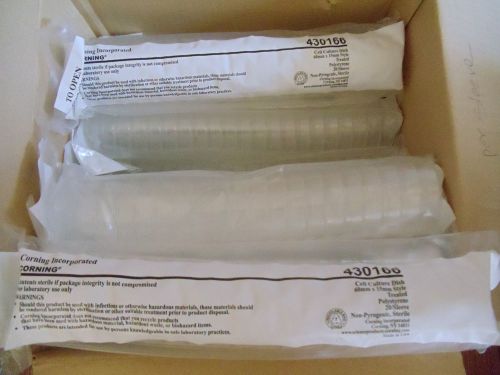 NEW CORNING 430166 CELL CULTURE DISH 60MM X 15MM STYLE TREATED BOX OF 400