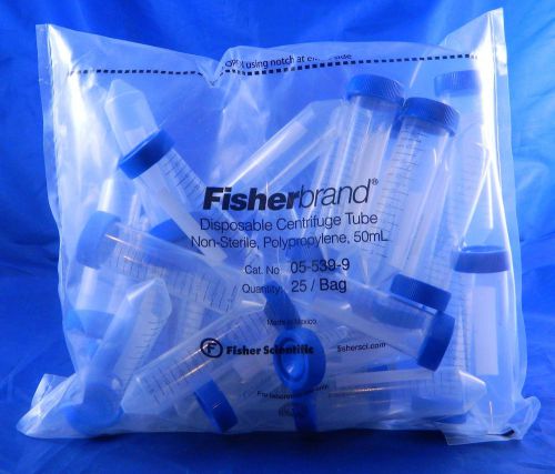 Fisherbrand easy reader plastic 50 ml centrifuge tube 05-539-09 - case of 500! for sale