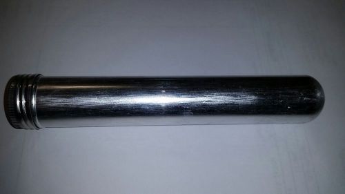 Aluminum Cigar Tubes, 25mm x 152mm with screw top