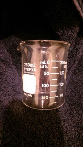 Pyrex griffin low form 250ml beaker, graduated, 3/pk for sale
