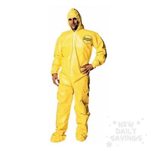 Dupont Large Yellow Tychem Qc Chemical Protection Coveralls Real Breaking Bad