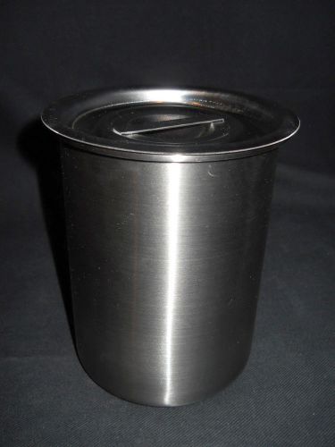 Polar Ware Stainless Steel 1.25QT / 1.19L Storage Beaker w/ Cover Lid, 1Y