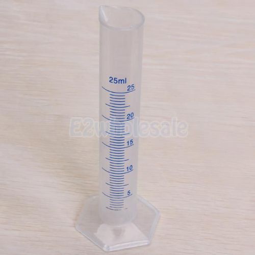 4pcs Graduated Measuring Cylinder for Lab Test Kitchen Home10ml 25ml 50ml 100ml